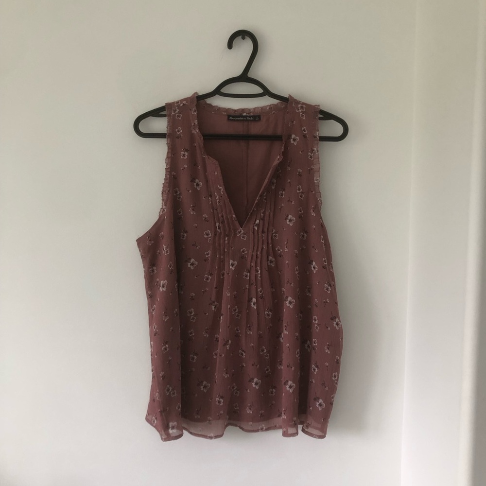 Abercrombie & Fitch Floral Tank Blouse | Size L